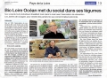 Article Ouest France du 23/04/17 : Bio Loire Océan met du social dans ses légumes
